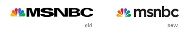 MSNBC Logo then and now