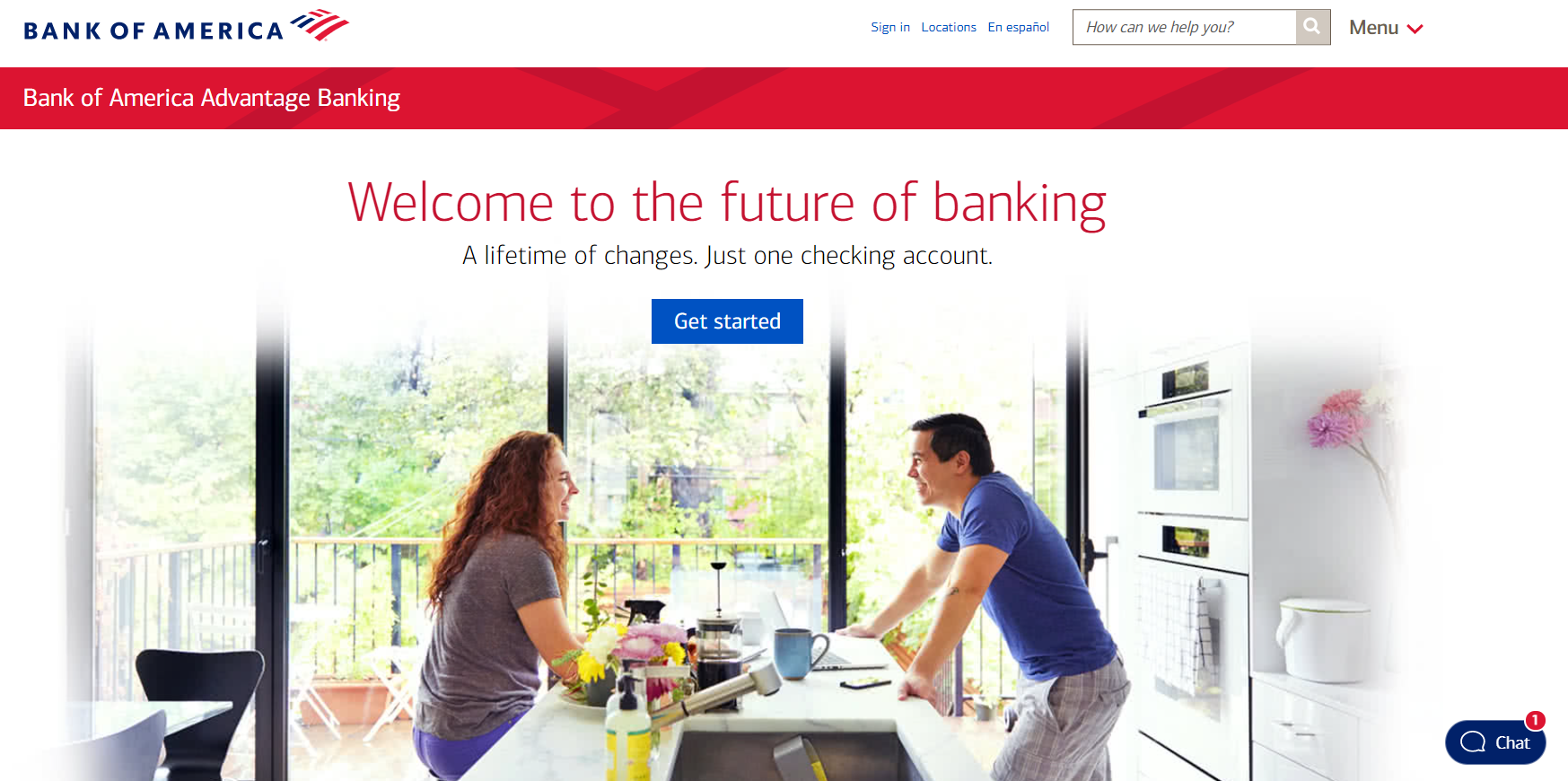 "Bank of America has blue in its color scheme"