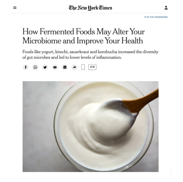 The New York Times has a clean simple design for their interior content detail pages